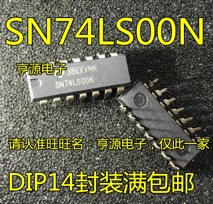 

10 шт. SN74LS00N HD74LS00P 74LS00 DIP14 2