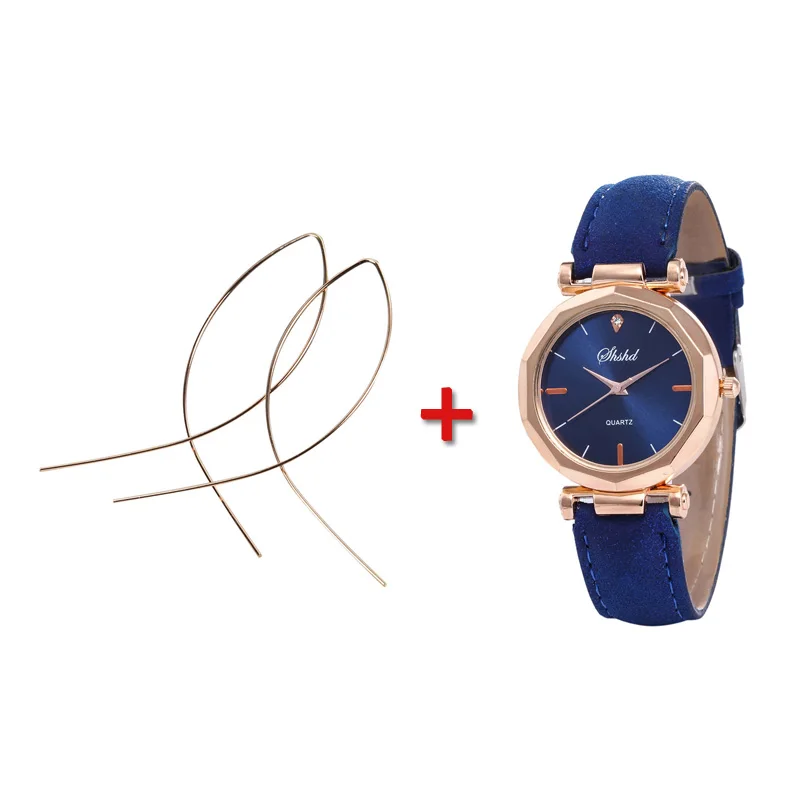 1 пара модных женских висячих серьг гвоздиков мужские часы GG художественные