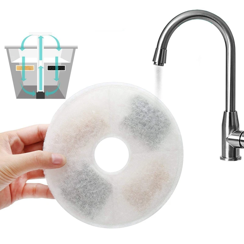 8 шт. угольные сменные фильтры для домашних животных фонтан концентрированная