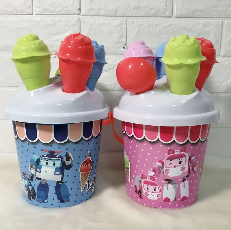 Детские пляжные игрушки из песка модели мороженого набор ведра игровые наборы