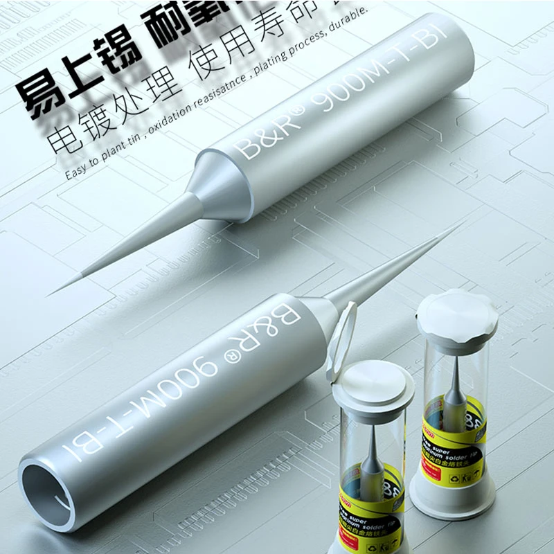 Наконечники для паяльника из бесфлюоресцентной меди 0 1 мм 900M-T-BI/BS паяльной