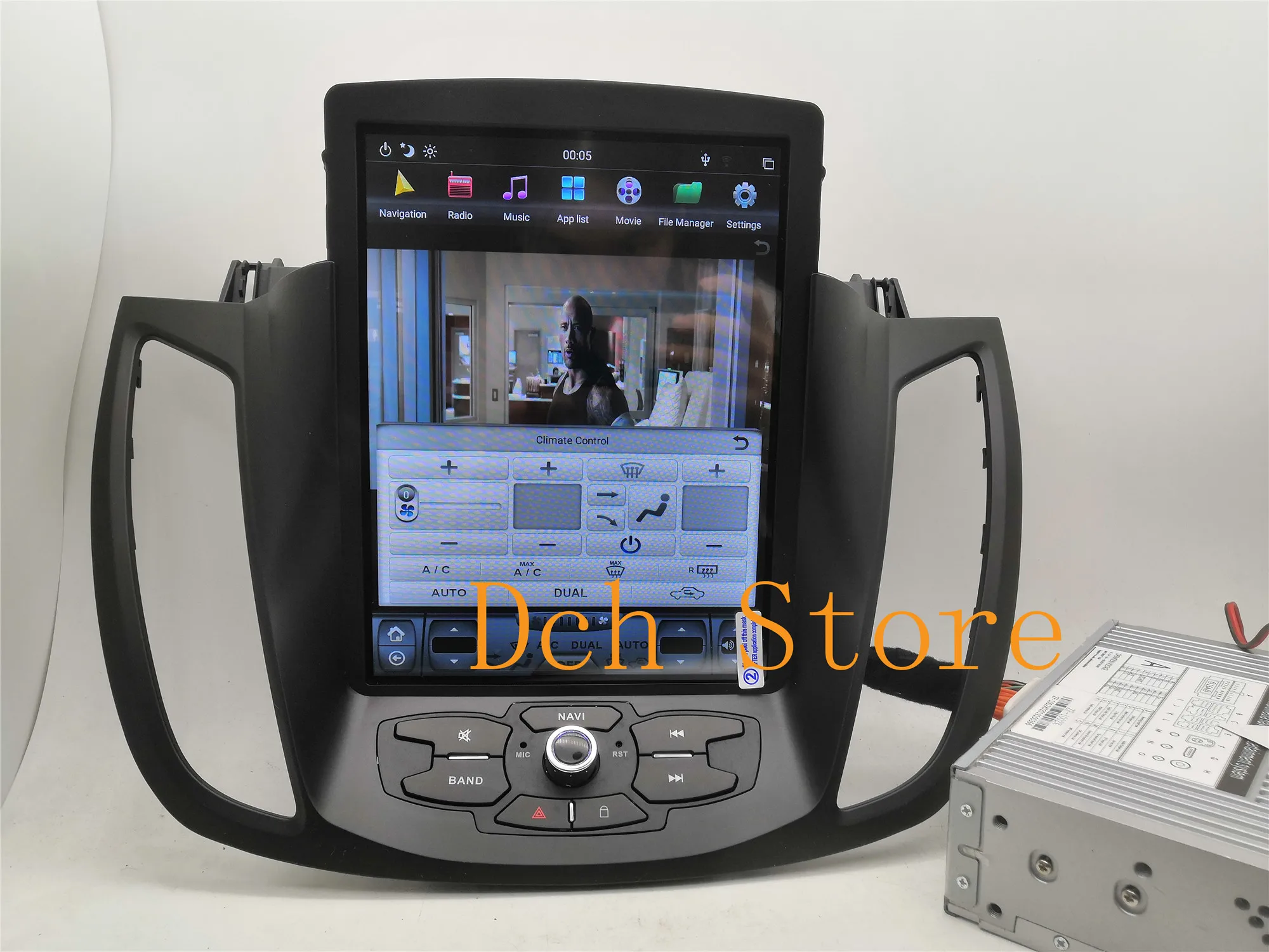 10,4 ''вертикальный экран Tesla стиль Android 8,1 автомобильный DVD gps навигация радио плеер для Ford Kuga 2013 PX6