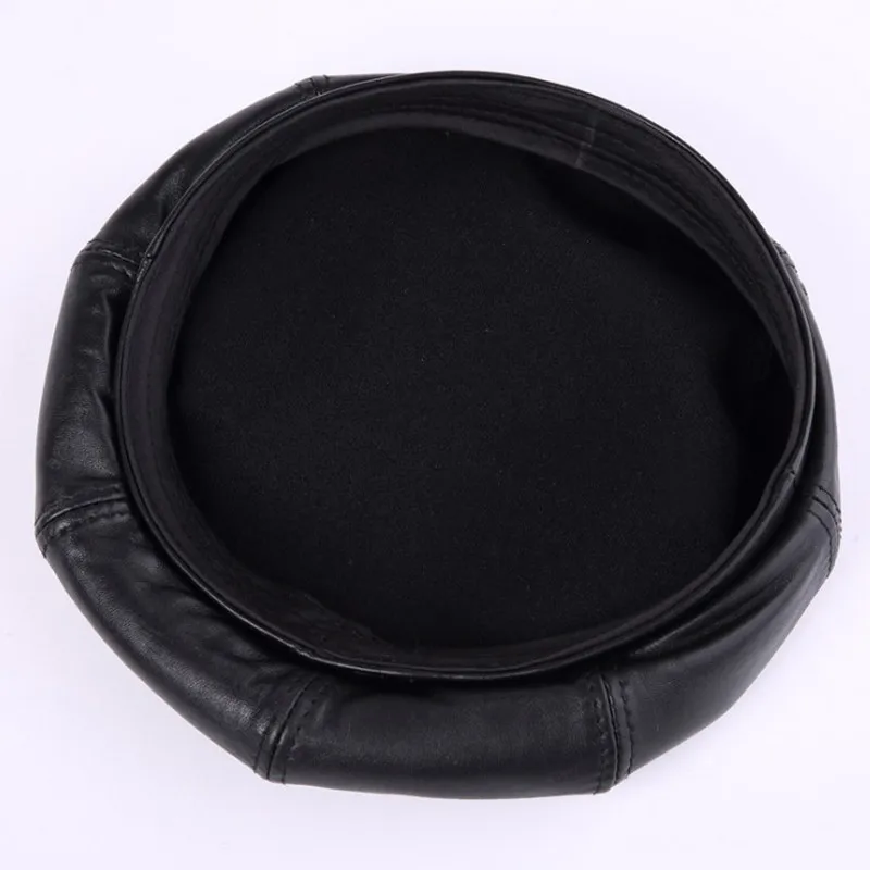 SHALUOTAOTAO Women's Trend Genuine Leather Hat Winter Fashion Thermal Sheepskin Cortex Berets New Lady Brands Leisure Sports Cap |