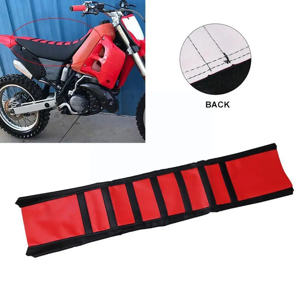 

Motorcycle Off Road Rubber Sunproof Gripper Soft Seat Protection Cover Motocross Durable A9E8