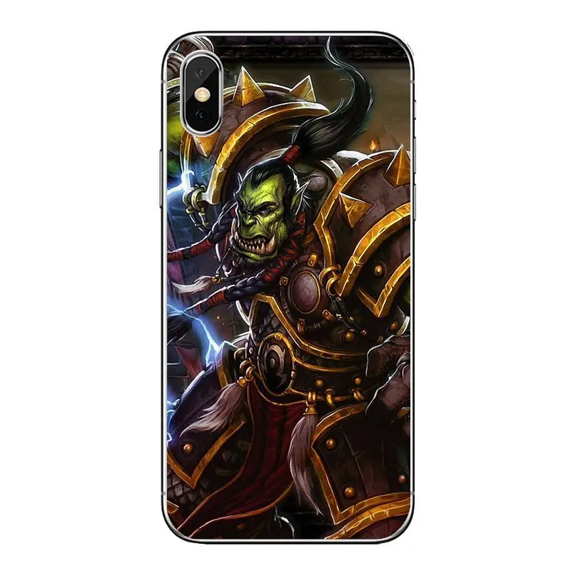 Прозрачный чехол для iPod Touch iPhone 4 4S 5 5S 5C SE 6 6S 7 8 X XR XS Plus MAX thrall wow World of Warcraft Art Poster из