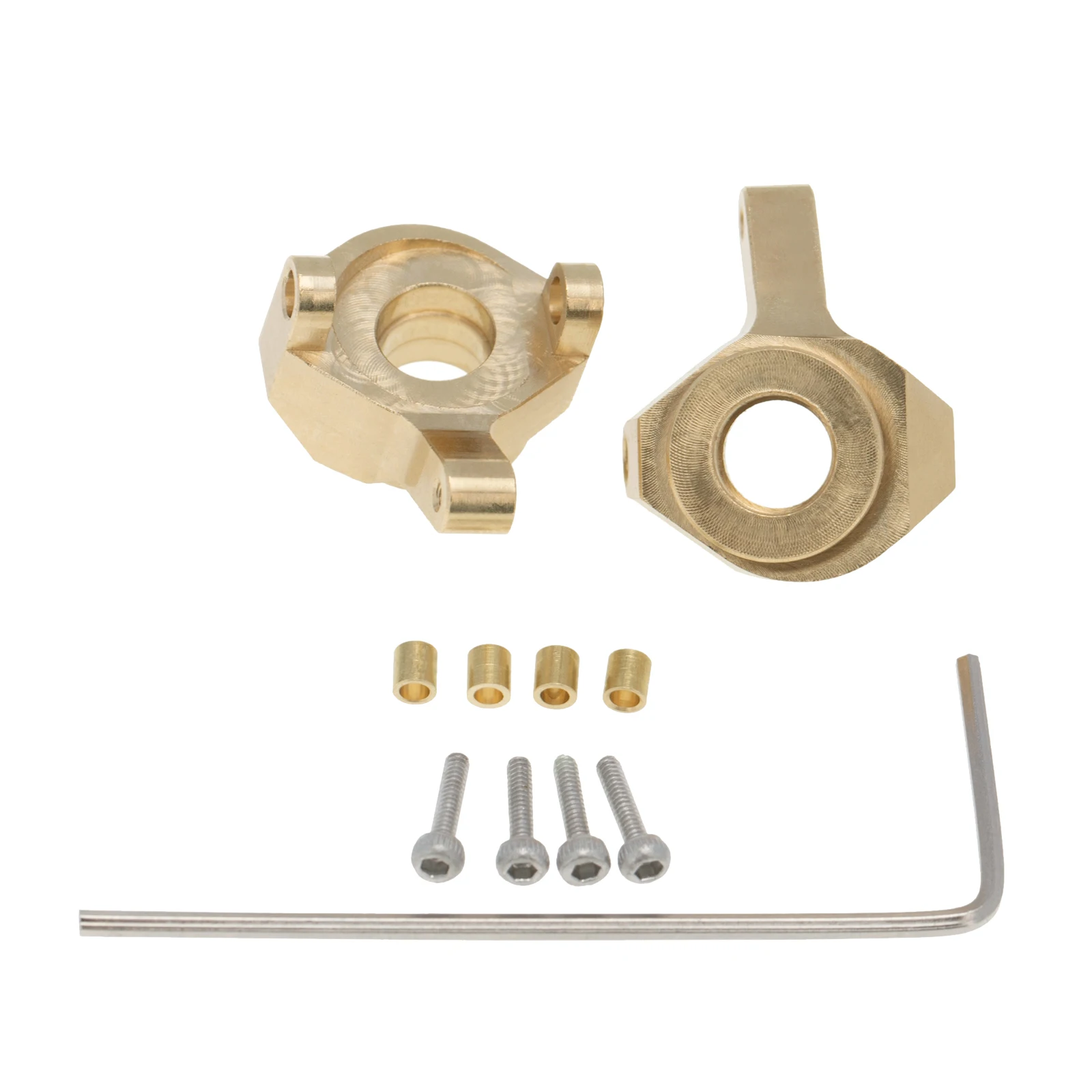 

RC Car Brass Front Steering Knuckle Set Fit for Axial SCX24 90081