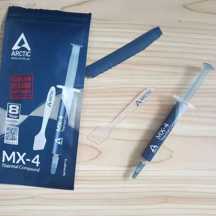 4g ARCTIC fresh MX-4 2g 4g 8g процессор, cpu GPU кулер термопаста 8,5 w/(mk) проводящая штукатурка для радиатора, продавец рекомендует - Цвет: 4g