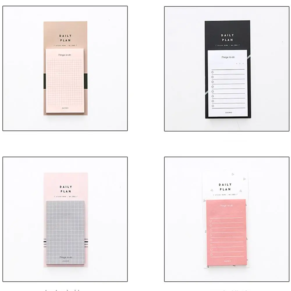Еженедельный ежемесячный список Блокнот N раз липкая закладка для заметок