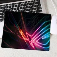 mairuige color logo pattern gaming accessories hot small mouse pad gaming desk mat anti slip natural rubber anime mousepad pc