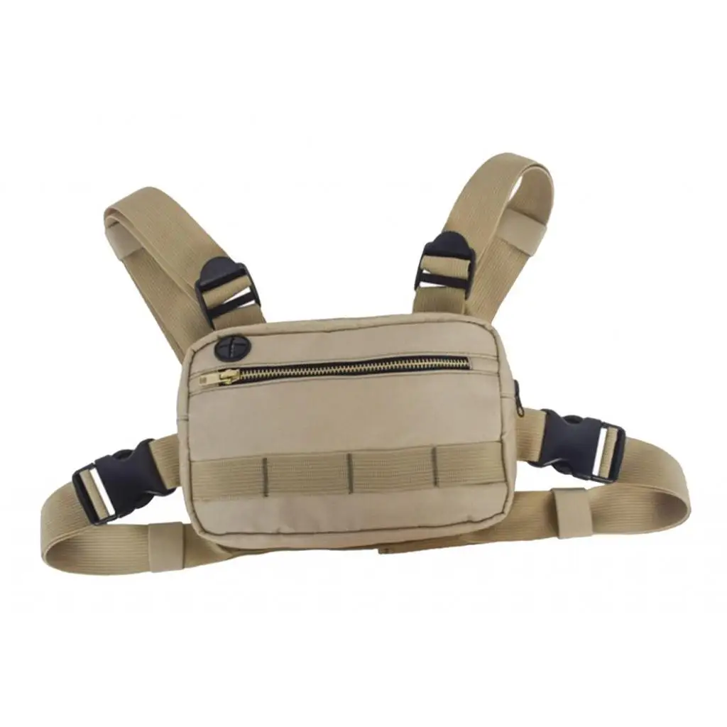 Hunting Vest Bags Tactical Molle Pouch Utility Gadget Holder Multifunctional Shoulder Waist Packs Shooting Large Capacity | Спорт и