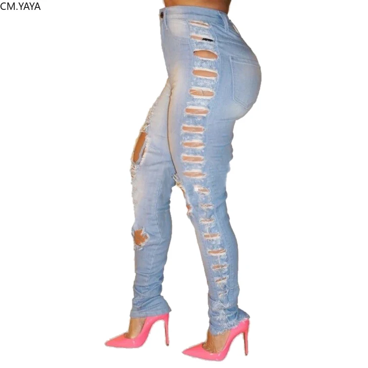 2019 Новый осень зима Джинсы женские джинсовые штаны Для женщин Высокая талия