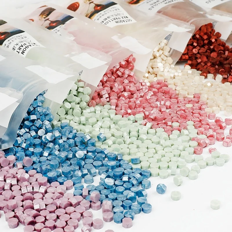 

800 PCs Seal Stamp Wax Literary Invitation Wedding Birthday Invitation Seal Wax Beads Retro Envelope Sealing Wax Decoration