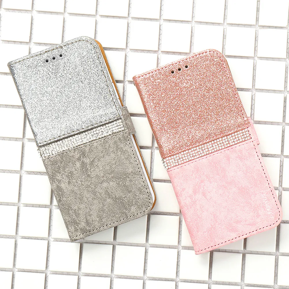 LLZ. COQUE роскошный блестящий чехол-кошелек для huawei P30 Pro P20 Lite P10 P9 P8 Lite милый флип-чехол из искусственной кожи для huawei mate 20