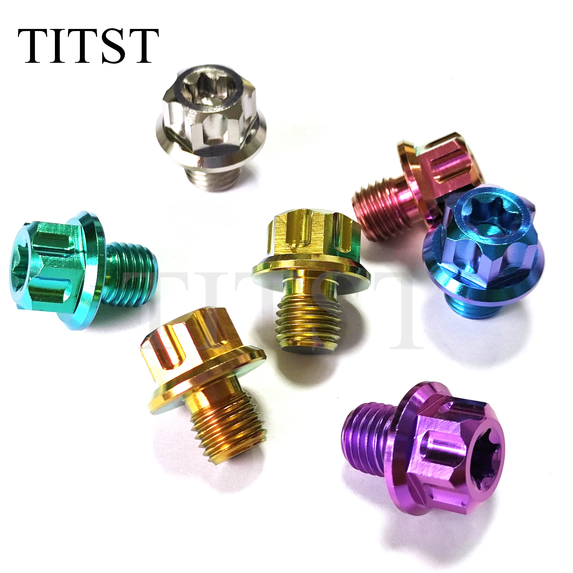 TITST M10 x10x1.25mm Titanium Flange head bolts Torx head bolts （ One Lot = 1)  - buy with discount