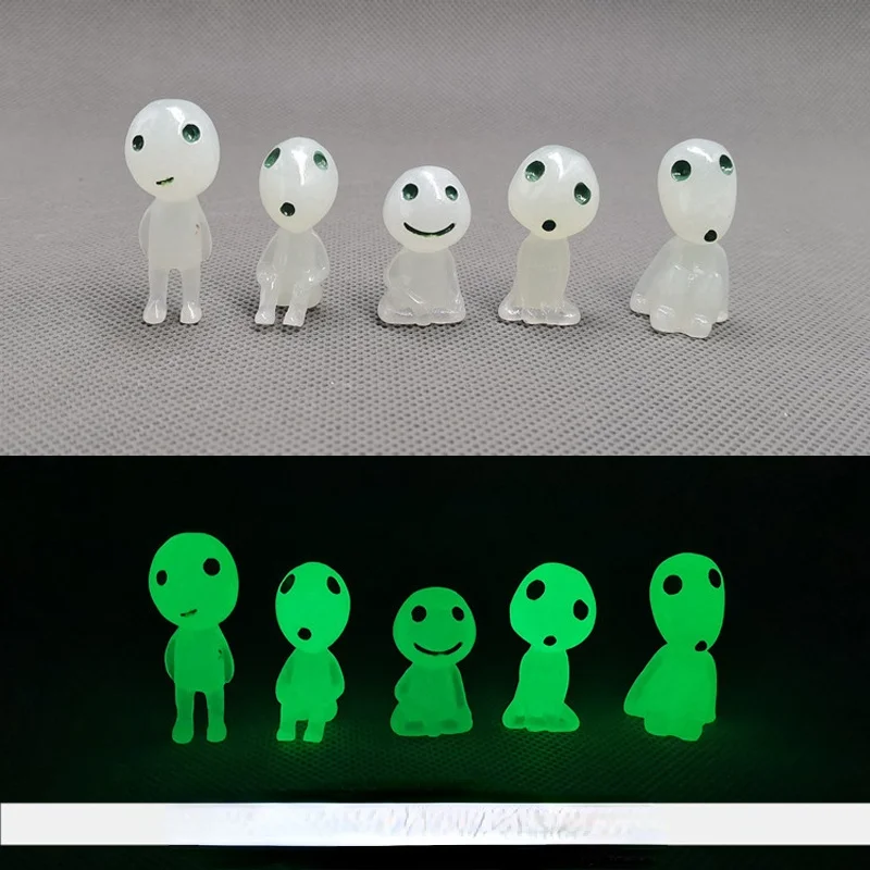 

Suchme Tree Elves Glow in Dark Garden Decor Miniature Luminous Ghost Kit for Micro Landscape Gnomes Outdoor Patio Lawn Yard Set