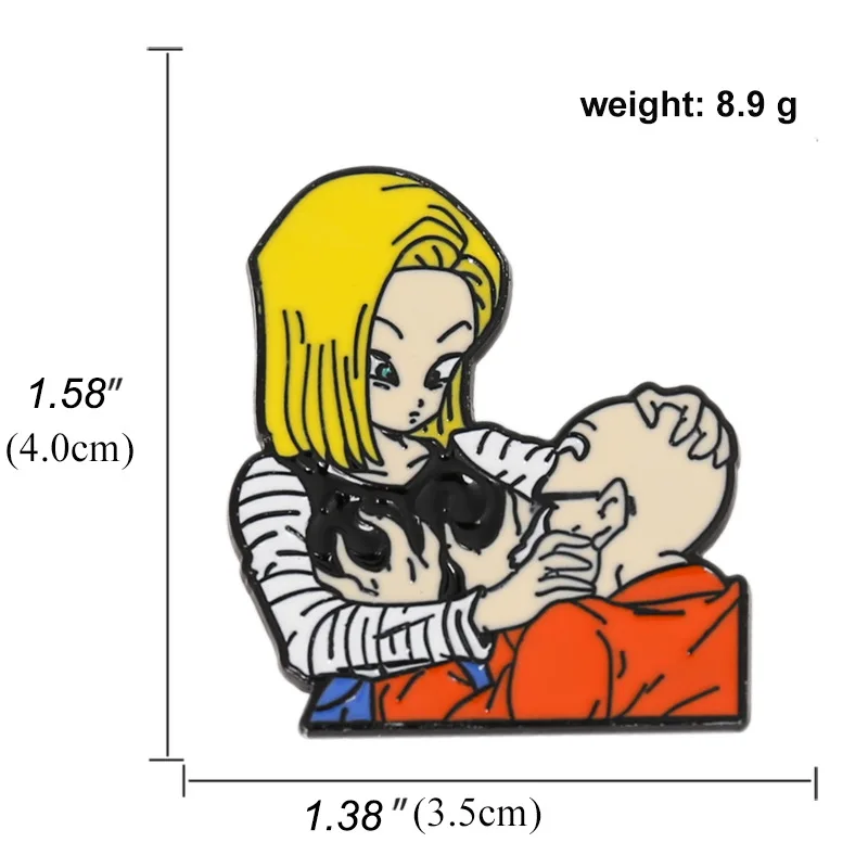Эмалированные заколки с красивой девушкой милые модные аниме значки лацканами