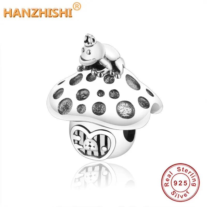 

Бусина-Шарм «домик-гриб» из серебра 2020 пробы