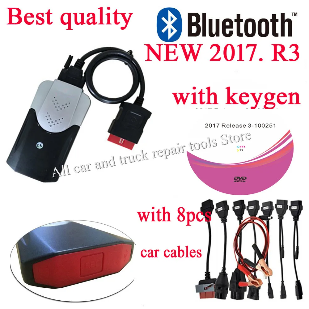 2021 новый VCI 2017.R3 лучшим программным обеспечением 2016.R0 KEYGEN VD DS150E CDP Tcs Pro Bluetooth для
