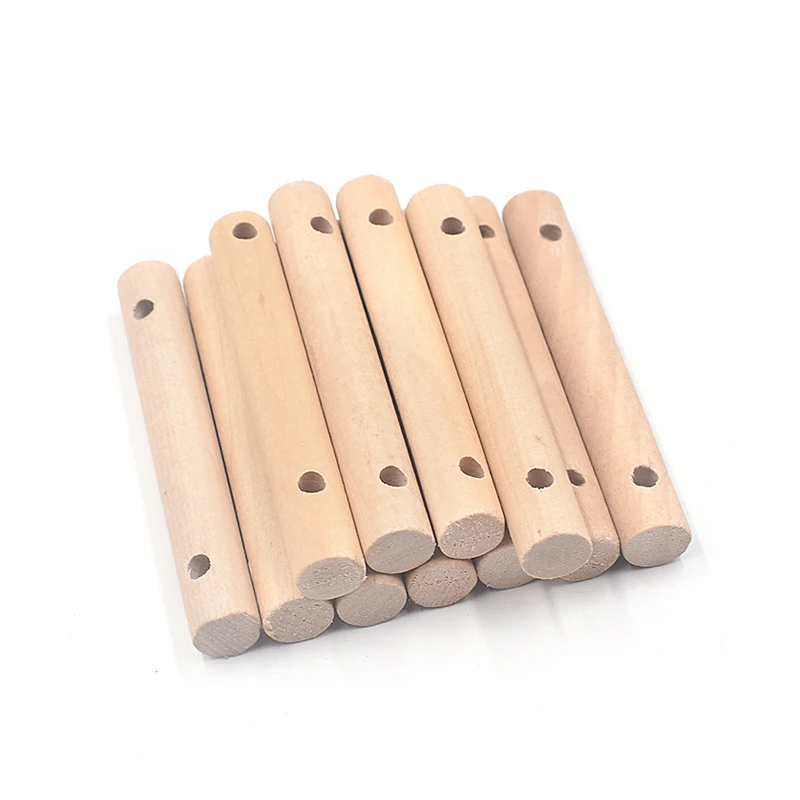 Круглые деревянные стержни 5 шт. Счетные палочки премиум деревянный дюбель для