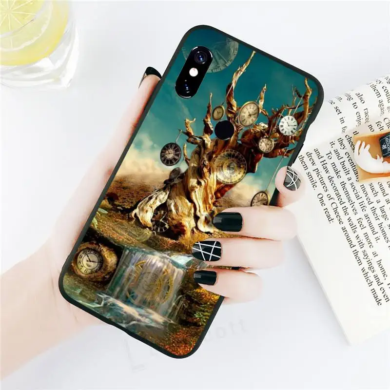 

Salvador Dali Art retro painting Phone Case For Xiaomi Redmi note 7 8 9 t k30 max3 9 s 10 pro lite