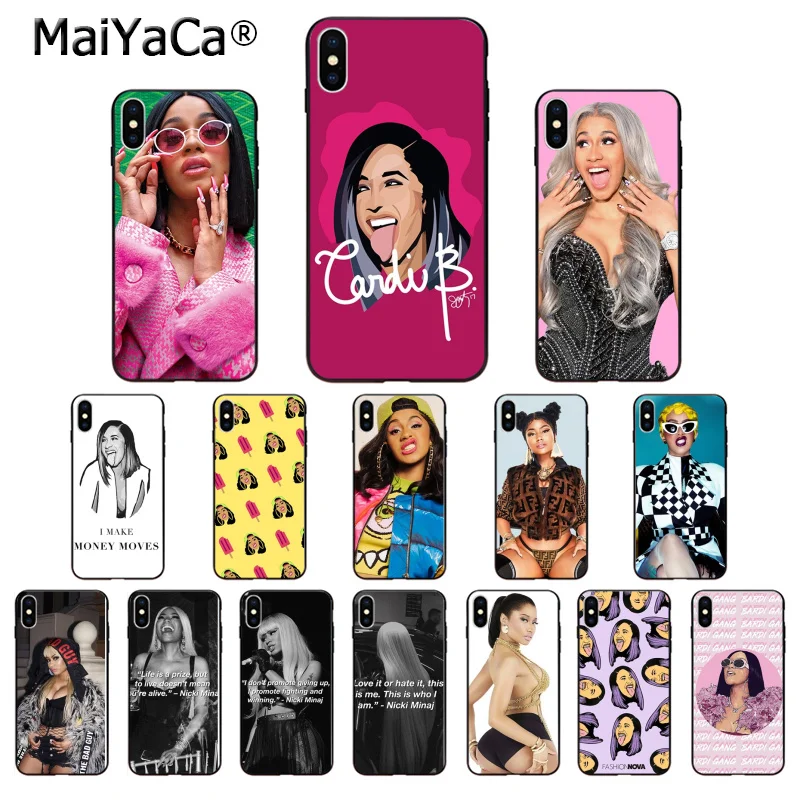 FHNBLJ рэпер певец в стиле nicki minaj кардиган из b ТПУ мягкий высококачественный чехол