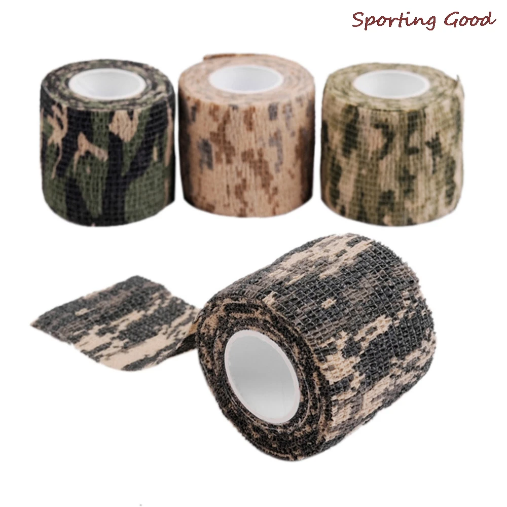 

Camo Outdoor Hunting Shooting Tool Camouflage Stealth Tape Waterproof Wrap 5CMx4.5M High Quality