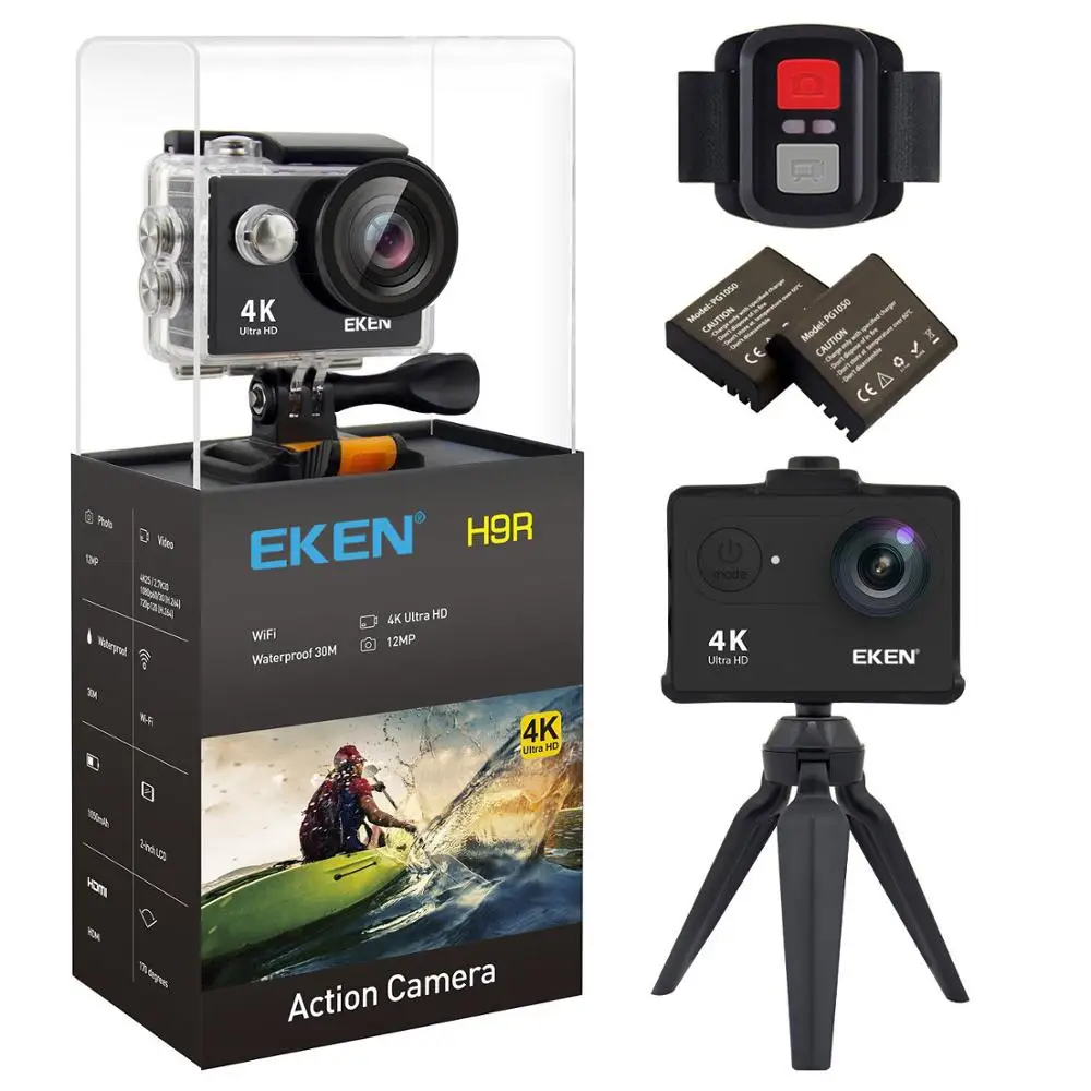 Оригинальная Экшн-камера EKEN H9 H9R Ultra HD 4K камера 1080P/60fps Wi-Fi 170D видеокамера DV Go