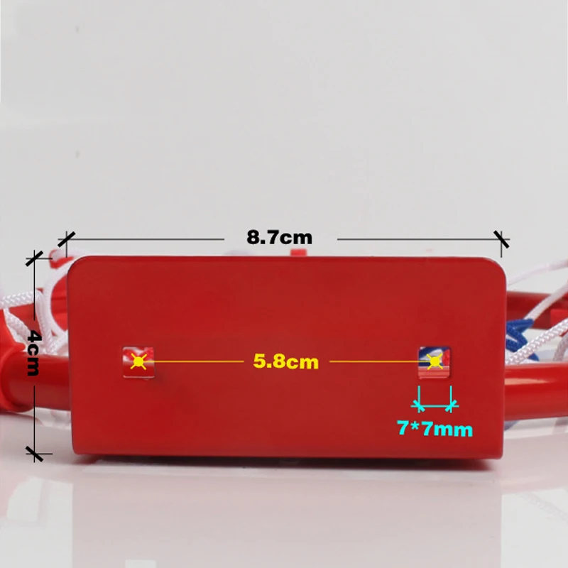 25 см железная подвесная баскетбольная сетка с настенным креплением мини-обруч