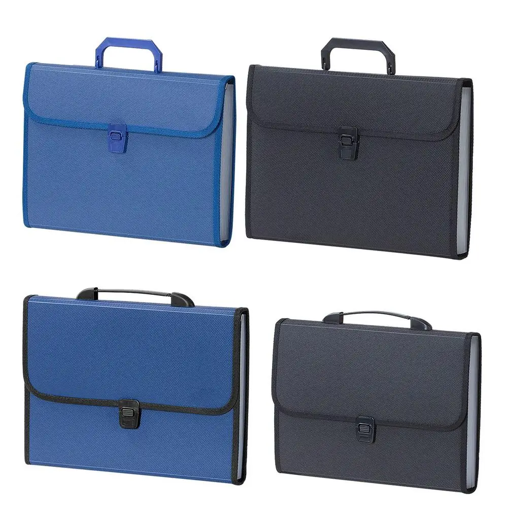 

A4 File Bag Organizer Data Book Document Large Capacity File Pouch Bill Folder Portfolio Business Briefcase Office Stationery