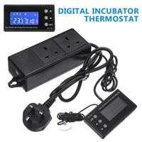 digital reptile thermostat incubator controller thermometer hygrometer controller for day night dimming timer heat incubator