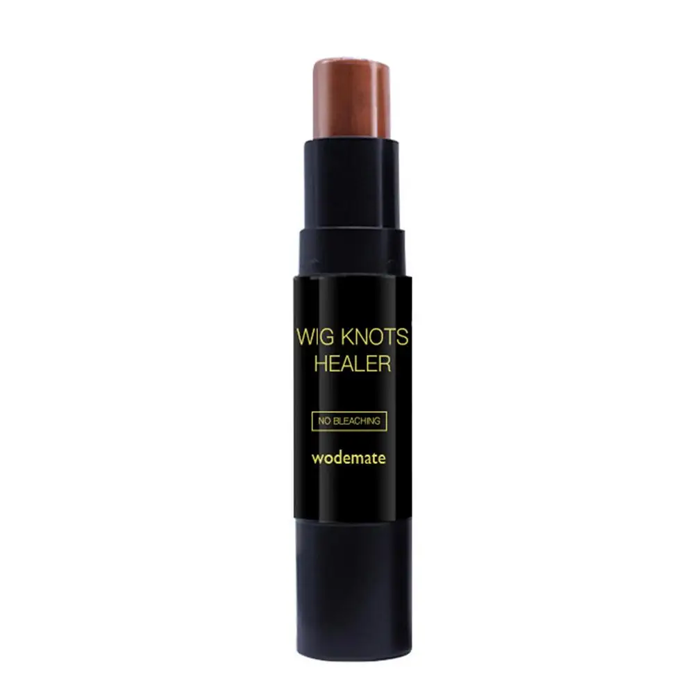 

Hot Selling 4 Colors 2 In 1 Wig Knot Healer Stick Lact Tint Stick Sweatproof Lace Wig Glue Frontal Part Hairline Dyeing Stick