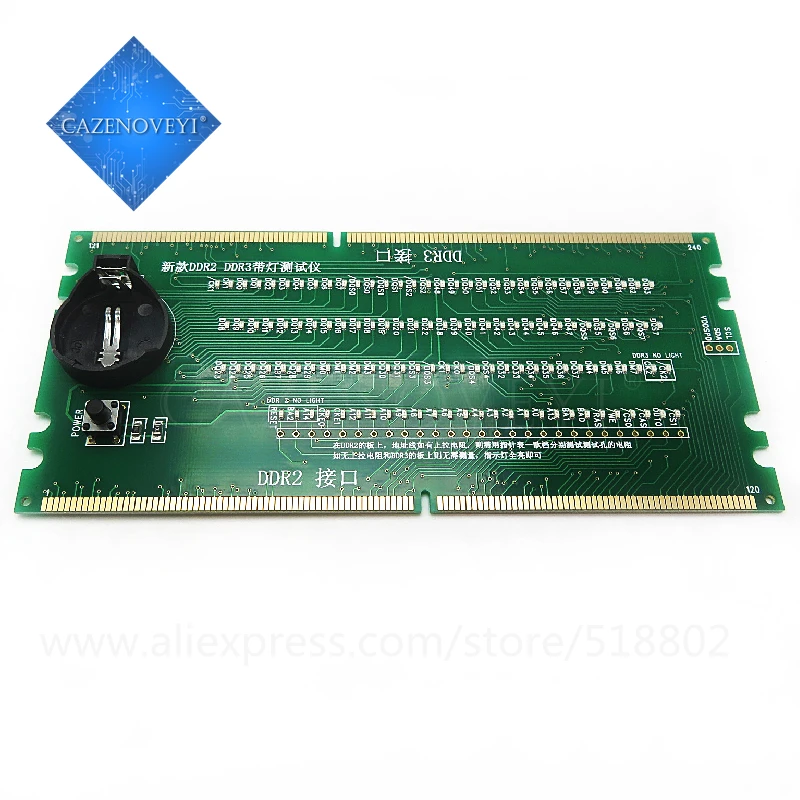 1 шт. / Лот Desktop DDR2 DDR3 комбинированная память с световым тестером тестер в