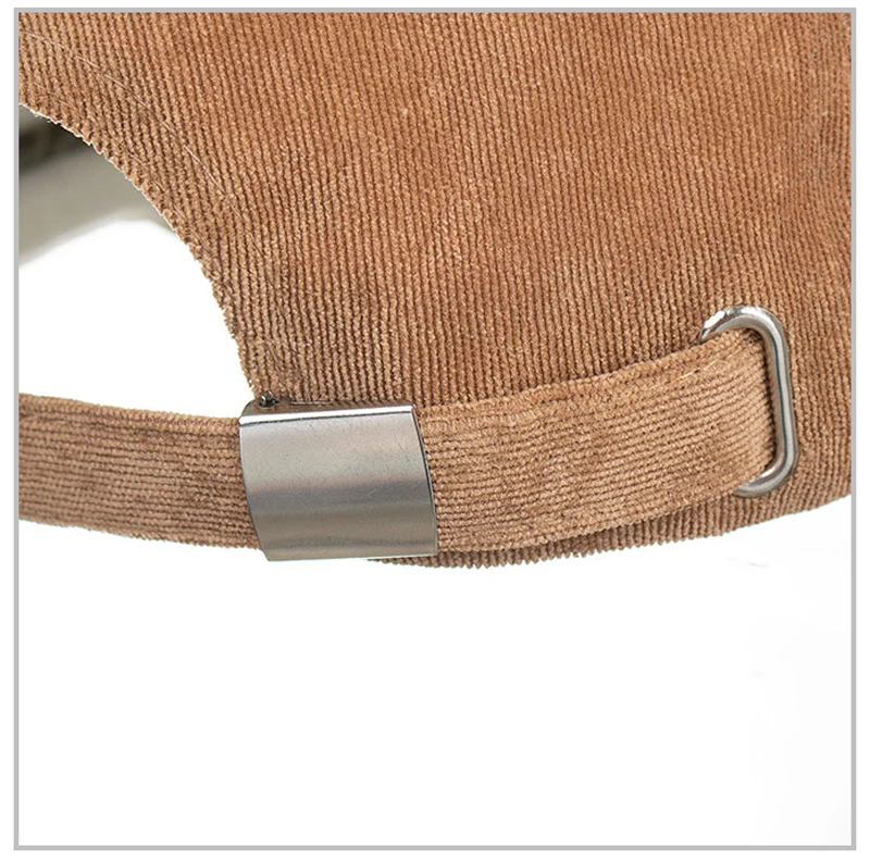 ELIfashion/Вельветовая бейсбольная Кепка с вышивкой, регулируемый головной убор, размер, модная и сохраняющая тепло зимой для женщин и мужчин