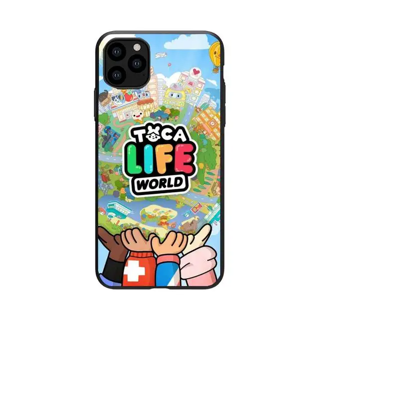 

Toca Boca Toca Life World game Phone Case For iphone 5s 6 7 8 11 12 plus xsmax xr pro mini se Cover Fundas Coque