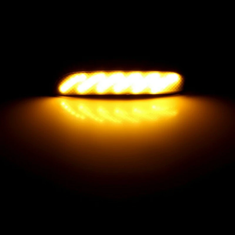 

DHBH-Side Mirror Indicator Dynamic LED Turn Signal Lights Flowing Blinker Repeater Light for Ford Kuga Ecosport 2013-2018