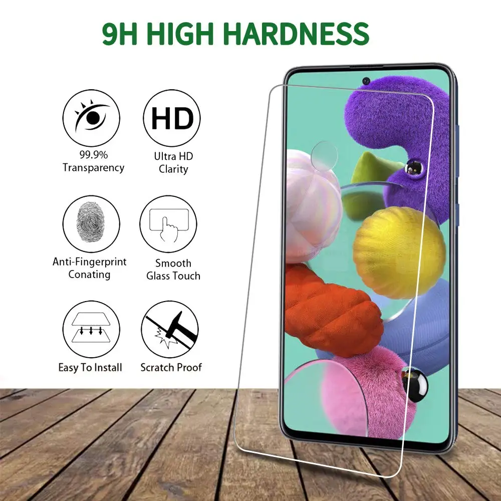 Закаленное стекло 2.5D 9H для Xiaomi Redmi Note 9 Pro Max 10 шт. Защитная пленка экрана 8 8T 7 6 5 HD