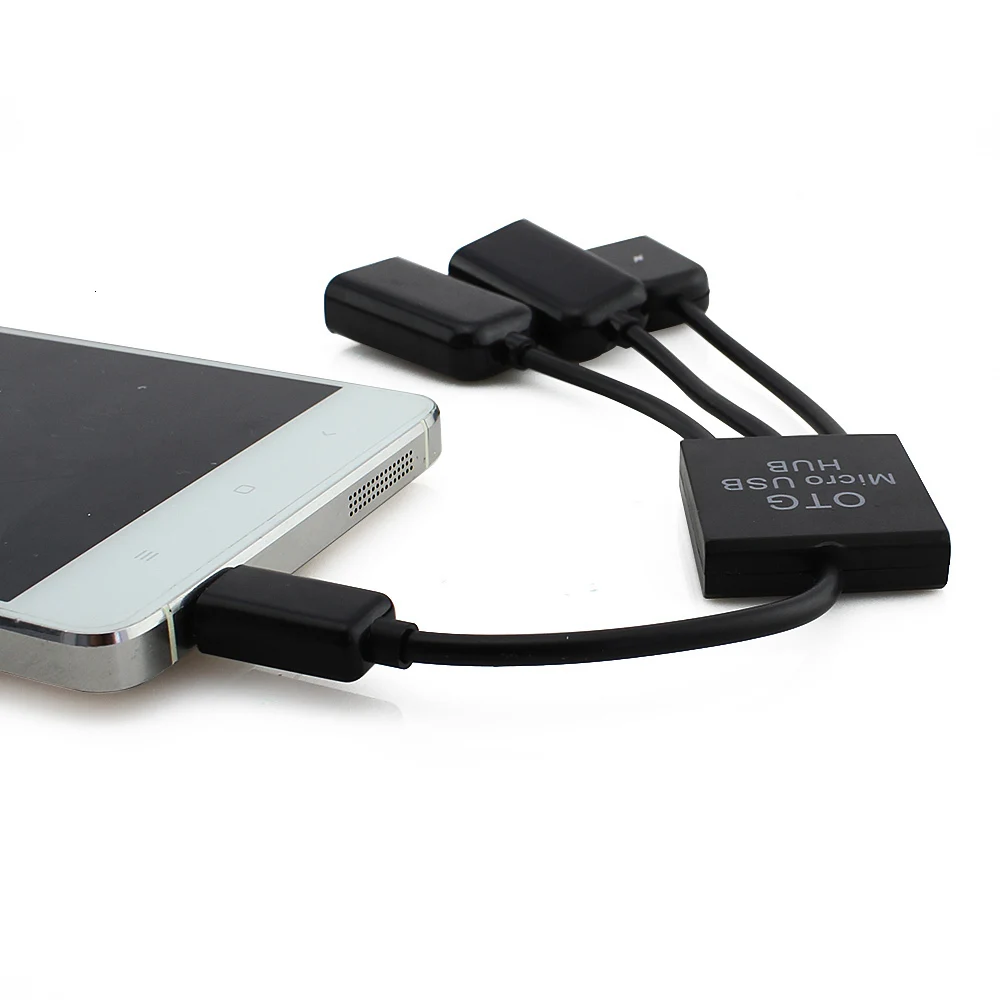 CHYI мульти OTG Micro USB концентратор USB 2,0 usb-адаптер, кабель 2,0 хост передачи данных OTG сплиттер для смартфона компьютера