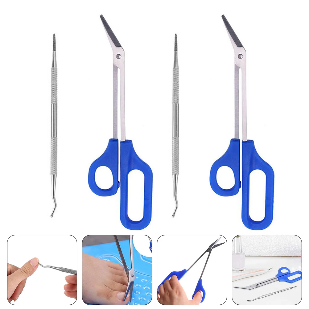 

2Sets Long Nail Clippers Household Nail Files Nail Care Tools Manicure Trimmers