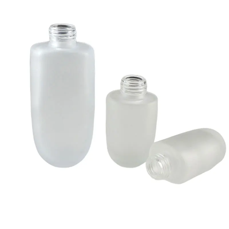 50 100 мл u-образная стеклянная бутылка Forsted черная/белая эмульсионная с насосом