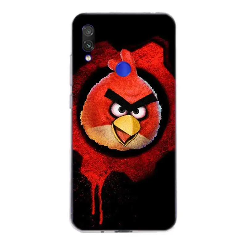 Животный принт Angry Bird силиконовый чехол для Xiaomi Redmi Note 8 7 6 Pro 5 4 4X 5A Plus Xiomi 9T 9SE Lite A1 A2