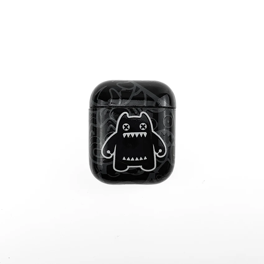 GOOYIYO - For Airpods 1 2 Luminous Case Earphone Earbuds Charge Box PC Hard Cover Color Painting Accessory |