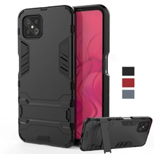For Oppo A92S Case Cover For Oppo A92 S A72 A52 Robot Holder Stand Shockproof Bumper Armor Phone Back Cover Case For Oppo A92S