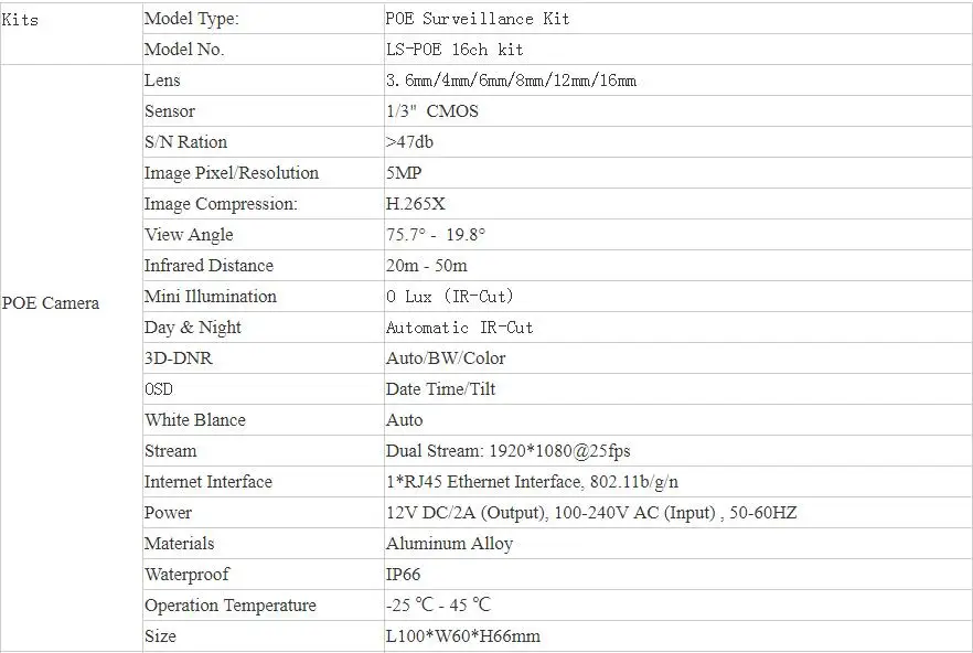 16CH 5MP POE NVR система безопасности комплект Открытый 1080p водонепроницаемый P2P IP Cam HDD Onvif CCTV Аудио Видео камеры наблюдения