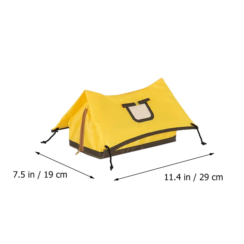 

1Pc Home Tissue Storage Box Outdoor Camping Tent Tissue Box Portable Napkin Box