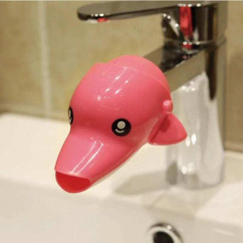 1 шт. милый пластиковый мультяшный расширитель для ванной комнаты детей мытья рук