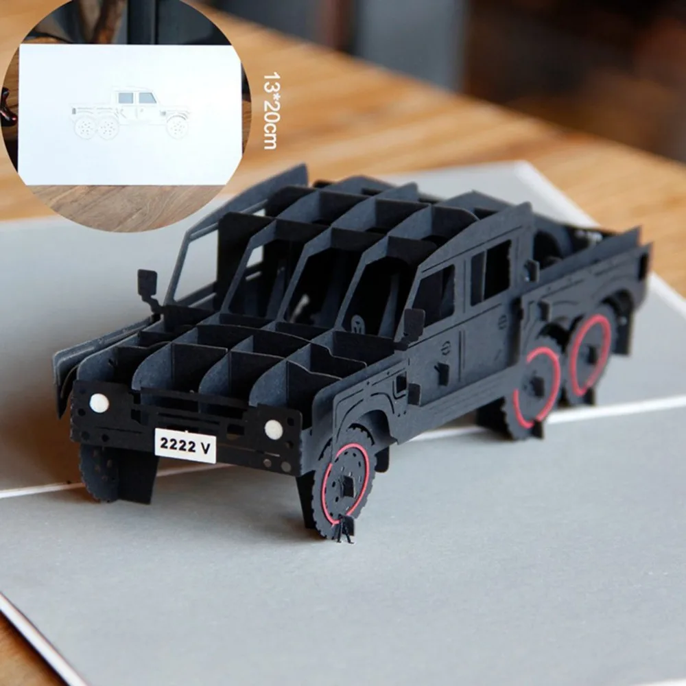 2018 Новое поступление поздравительная открытка трехмерное поздравление 3D для