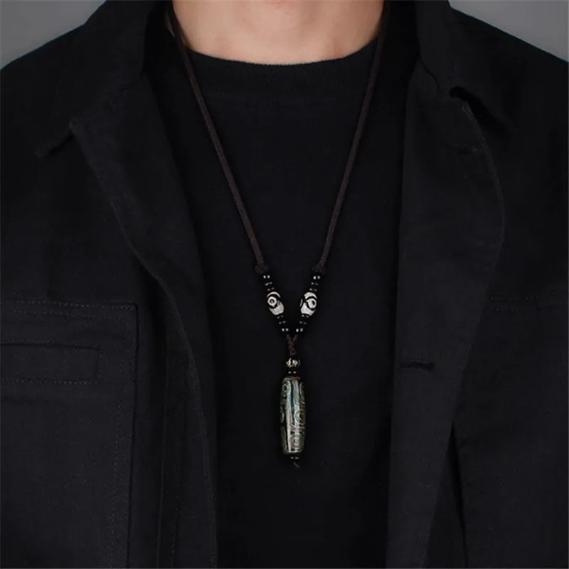 Оригинальные тибетские вязаные бусины с девятью глазами Dzi модный тибетский