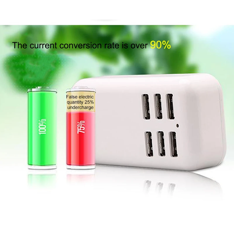 Powstro, 6 usb портов, зарядное устройство для телефона, концентратор, 25 Вт, 5A, настольный, EU/US, штепсельная розетка, зарядка, удлинитель, адаптер питания для iPhone