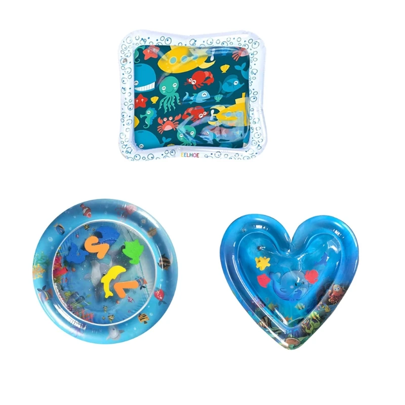 

1PC Outdoor Game for Babies Water Mat Interactive Inflatable Heavy Duty PVC Floating Play Mat Pool Mat for Infant Baby