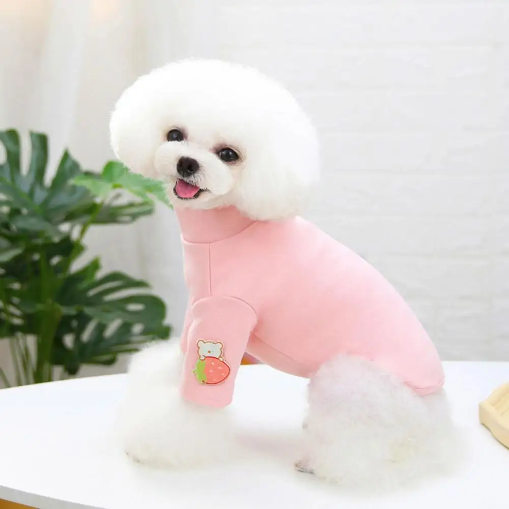 Durable Stylish Pet Dogs Shirt Costume Fine Workmanship Apparel Close Fitting for Small |